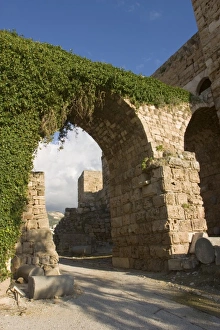 Arched passage in the Crusader Castle built by the Franks in 12th century, Byblos Arched passage in the Crusader Castle built by the Franks in 12th century, Byblos