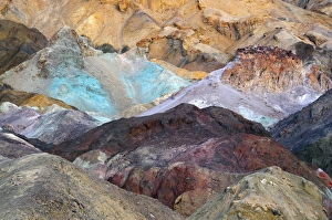 Artist Palette, Artist Drive; Death Valley National Park; California; USA Artist Palette, Artist Drive; Death Valley National Park; California; USA