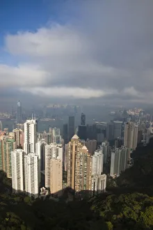 Asia, China, Hong Kong. View of Hong Kong from The Peak Asia, China, Hong Kong. View of Hong Kong from The Peak