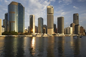Brisbane Skyscrapers and River Print