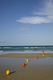 Australia, Queensland, Fraser Coast, Rainbow Beach. View of Rainbow Beach / Late Afternoon Australia, Queensland, Fraser Coast, Rainbow Beach. View of Rainbow Beach / Late Afternoon