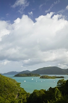 Australia, Queensland, Whistsunday Coast, Airlie Beach. Landscape in Shute Harbour Australia, Queensland, Whistsunday Coast, Airlie Beach. Landscape in Shute Harbour