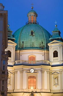 AUSTRIA-Vienna: Graben: Peterskirche (St. Peter Church) AUSTRIA-Vienna: Graben: Peterskirche (St. Peter Church)