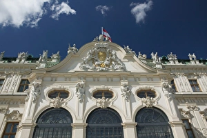 AUSTRIA-Vienna : Oberes Belvedere Palace Southern Facade AUSTRIA-Vienna : Oberes Belvedere Palace Southern Facade