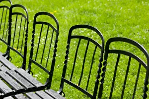 AUSTRIA, Vienna: Park Benches / Burggarten / Palace Gardens AUSTRIA, Vienna: Park Benches / Burggarten / Palace Gardens