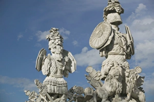 AUSTRIA-Vienna: Schonbrunn Palace / Statues at the Gloriette AUSTRIA-Vienna: Schonbrunn Palace / Statues at the Gloriette