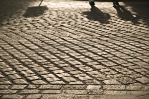 AUSTRIA-Vienna: Street Shadows / Michaeler Platz AUSTRIA-Vienna: Street Shadows / Michaeler Platz