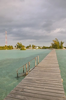 BAHAMAS- Abacos-Great Abaco Island-Cherokee Sound: Town View from Water BAHAMAS- Abacos-Great Abaco Island-Cherokee Sound: Town View from Water