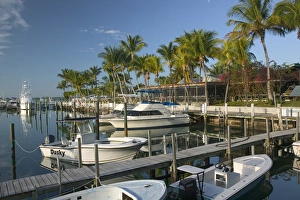 BAHAMAS- Abacos-Great Abaco Island-Treasure Cay: Town Marina-Brigantine Bay-Morning BAHAMAS- Abacos-Great Abaco Island-Treasure Cay: Town Marina-Brigantine Bay-Morning