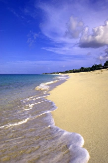 Baie Longue Long Bay beach, St. Martin, Caribbean Baie Longue Long Bay beach, St. Martin, Caribbean