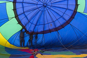 Balloons setting up for the Mass Ascension at the Albuquerque International Balloon Fiesta Balloons setting up for the Mass Ascension at the Albuquerque International Balloon Fiesta