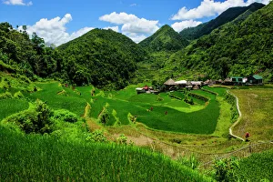 Bangaan in the rice terraces of Banaue, Northern Luzon, Philippines Bangaan in the rice terraces of Banaue, Northern Luzon, Philippines