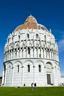 The Baptistry (Baptistery), Piazza dei Miracoli, UNESCO World Heritage Site, Pisa The Baptistry (Baptistery), Piazza dei Miracoli, UNESCO World Heritage Site, Pisa