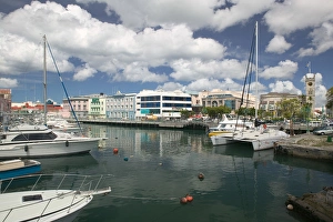 BARBADOS, Bridgetown, The Careenage Inner Harbor, Daytime BARBADOS, Bridgetown, The Careenage Inner Harbor, Daytime