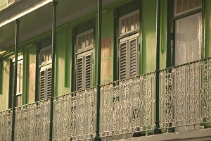 BARBADOS, Bridgetown, Ornamental Balcony, James Street BARBADOS, Bridgetown, Ornamental Balcony, James Street