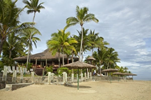 Beach at Outrigger on the Lagoon Resort, Coral Coast, Viti Levu, Fiji, South Pacific Beach at Outrigger on the Lagoon Resort, Coral Coast, Viti Levu, Fiji, South Pacific