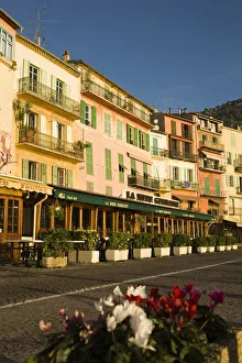 Beautiful marina area in beautiful morning light. Villefranche sur Mer near Nice Beautiful marina area in beautiful morning light. Villefranche sur Mer near Nice
