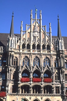 Beautiful New City Hall Marienplatz Munich Germany Beautiful New City Hall Marienplatz Munich Germany