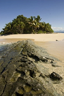 Beautiful tropical island (Storm Island) near Beqa Lagoon, Beqa Island, Fiji Beautiful tropical island (Storm Island) near Beqa Lagoon, Beqa Island, Fiji