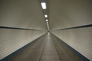 Images Dated 31st December 2015: Belgium, Antwerp, St-Anna Tunnel, pedestrian tunnel under the Scheldt River