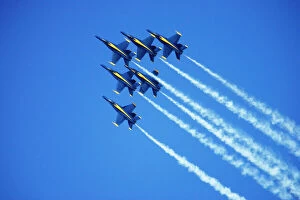Pacific Collection: Blue Angels flyby during 2006 Fleet Week performance in San Francisco
