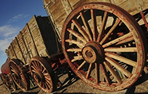 Borax Mining Wagon, Furnace Creek, Death Valley National Park, USA Borax Mining Wagon, Furnace Creek, Death Valley National Park, USA