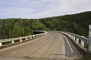 Alaska Highway Collection: British Columbia, Canada. Bridge along the old Alaska Highway