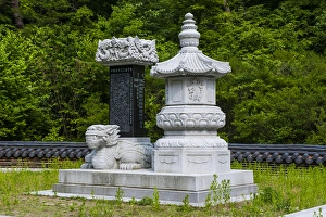 Buddhist markers in the Beopjusa Temple Complex, South Korea Buddhist markers in the Beopjusa Temple Complex, South Korea