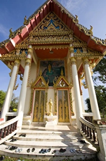 Buddist Temple, Ratchaburi, Thailand, Southeast Asia Buddist Temple, Ratchaburi, Thailand, Southeast Asia