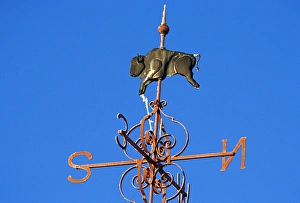 Buffalo Wind Vane at Ft Union in North Dakota Buffalo Wind Vane at Ft Union in North Dakota