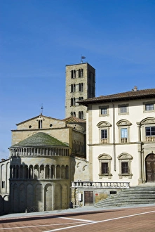The building of Fraternita dei Laici and Church of Santa Maria della Pieve, Piazza The building of Fraternita dei Laici and Church of Santa Maria della Pieve, Piazza