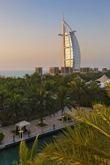 Burj Al Arab Hotel, famour building in Dubai, United Arab Emirates Burj Al Arab Hotel, famour building in Dubai, United Arab Emirates