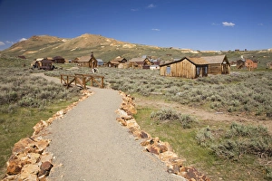 CA, Bodie State Historic Park, View of town with Standard Mine and Mill CA, Bodie State Historic Park, View of town with Standard Mine and Mill