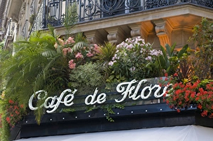 Cafe de Flore, Boulevard Saint-Germain, Paris, France Cafe de Flore, Boulevard Saint-Germain, Paris, France