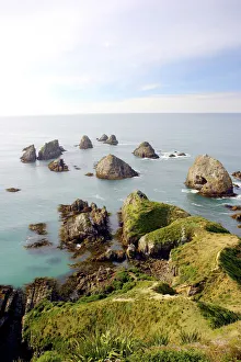 Caitlins, Otago, Nugget Point, New Zealand. Overlooking Nugget Point, this is the Caitlins, Otago, Nugget Point, New Zealand. Overlooking Nugget Point, this is the