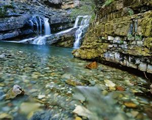Cameron Falls Print in Waterton Lakes National Park Alberta Canada