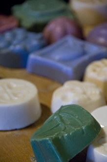 Canada, New Brunswick, Ste-Anne-de-Kent. Economusee Olivier Soapery. Traditional soap maker Canada, New Brunswick, Ste-Anne-de-Kent. Economusee Olivier Soapery. Traditional soap maker