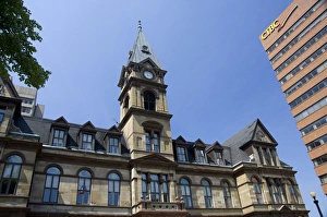 Canada, Nova Scotia, Halifax. Halifax City Hall, Victorian architecture built in 1888 Canada, Nova Scotia, Halifax. Halifax City Hall, Victorian architecture built in 1888