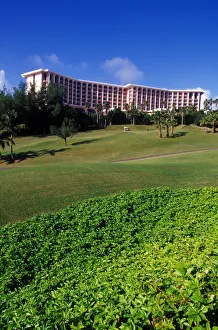Caribbean, Bermuda, Southhampton Parish, Southampton Princess Hotel. Golf Course Caribbean, Bermuda, Southhampton Parish, Southampton Princess Hotel. Golf Course