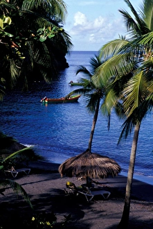 Caribbean, BWI, St. Lucia, Anse Chastenet Beach Caribbean, BWI, St. Lucia, Anse Chastenet Beach