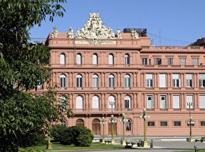 Casa Rosada is the government residence, here the rear facade Casa Rosada is the government residence, here the rear facade