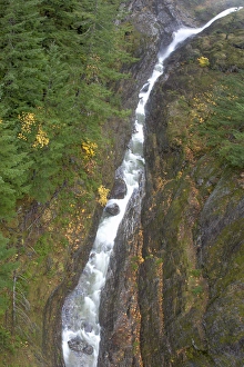 Cascades waterfall. Winthrop. Western Washington Cascades waterfall. Winthrop. Western Washington