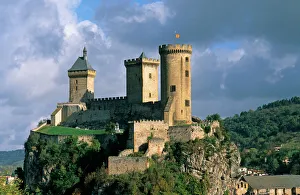 Chateau Comtal (Chateau of the Counts of Foix). Foix; Ariege; France Chateau Comtal (Chateau of the Counts of Foix). Foix; Ariege; France