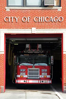 City of Chicago Fire Department station in Chinatown, Illinois City of Chicago Fire Department station in Chinatown, Illinois