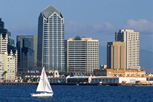 A cityscape view of San Diego, California. cityscape, skyline, view, highrise A cityscape view of San Diego, California. cityscape, skyline, view, highrise