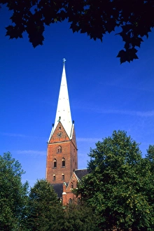 Classic Architecture of St Petri Church Hamburg Germany Classic Architecture of St Petri Church Hamburg Germany