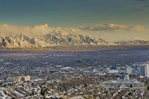 Clean Air from Ensign Peak area looking east toward University of Utah Clean Air from Ensign Peak area looking east toward University of Utah