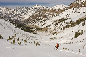 Climbing in Big Cottonwood Canyon, Uinta-Wasatch-Cache National Forest, Wasatch Mountains Climbing in Big Cottonwood Canyon, Uinta-Wasatch-Cache National Forest, Wasatch Mountains