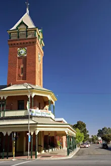 Prints of Clock Tower and Post Office, Broken Hill, Outback, New South Wales, Australia Towers And City Wall Prints: Broken Hill Clock Tower Print