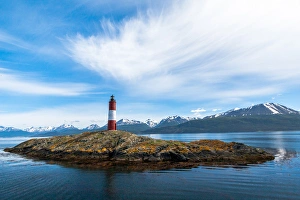 Clouds over lighthouse near Ushuaia, Argentina Clouds over lighthouse near Ushuaia, Argentina